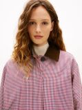Multi Water Repellent Check Oversized 2-In-1 Coat  Women