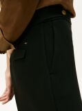 Μαύρο Παντελόνι Σε Ίσια Γραμμή Με Τσάκιση  Γυναίκες