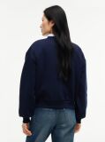 Μπλε Άνετο Fleece Φούτερ Με Λογότυπο  Γυναίκες