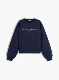 Μπλε Άνετο Fleece Φούτερ Με Λογότυπο  Γυναίκες