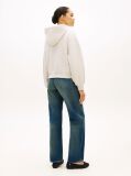 Beige Terry Relaxed Zip-Thru Hoody  Women