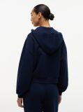 Blue Terry Relaxed Zip-Thru Hoody  Women