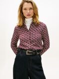 Blue Long Sleeve Twill Shirt  Women