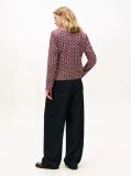 Blue Long Sleeve Twill Shirt  Women