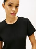 Black Button Pocket Mini Shift Dress  Women
