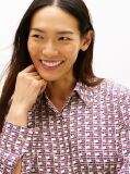 Multi Regular Fit Concealed Placket Twill Shirt  Women