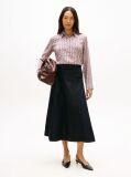 Multi Regular Fit Concealed Placket Twill Shirt  Women