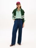 Multi Oversized Fit Logo Embroidery Shirt  Women