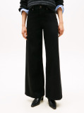 Black 70s High Rise Wide Leg Black Jeans  Women