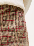Multi Καρό Μίνι Φούστα Από Tweed  Γυναίκες