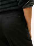 Black Timeless Wool Straight Leg Trousers  Women