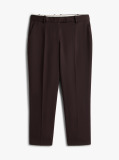 Red Timeless Slim Straight Leg Ankle Trousers  Women