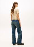 Multi Short Sleeve Polo Jumper With Silk  Women