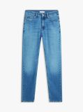 Blue Faded Mid Rise Slim Jeans  Women