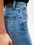 Blue Mid Rise Flared Leg Jeans  Women