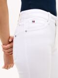 White Mid Rise Slim Jeans  Women