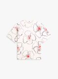 Multi Άνετο Oversized T-Shirt Με Floral Σχέδιο  Γυναίκες