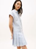 Multi Gold-Tone Button Relaxed Mini Shirt Dress  Women