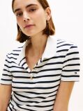 Multi Slim Fit Gold-Tone Button Polo Shirt  Women