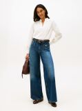 Blue 70s High Rise Wide Leg Jeans  Women