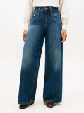 Blue 70s High Rise Wide Leg Jeans  Women