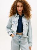 Blue Heritage Relaxed Short Denim Trucker Jacket  Women