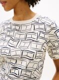 Multi Interlock Knit Boxy T-Shirt  Women
