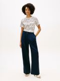 Multi Interlock Knit Boxy T-Shirt  Women