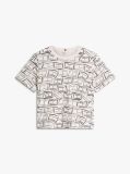 Multi Interlock Knit Boxy T-Shirt  Women