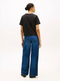 Black Interlock Knit Boxy T-Shirt  Women