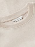Μπεζ Boxy T-Shirt Με Πλέξη Interlock  Γυναίκες