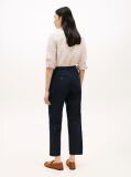Blue Washed Slim Straight Leg Chinos  Women