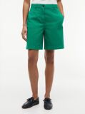 Green Washed Regular Chino Bermuda Shorts  Women