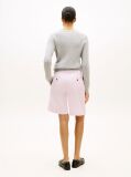 Purple Washed Regular Chino Bermuda Shorts  Women