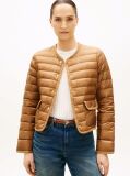 Brown Water Repellent Lightweight Down Slim Jacket  Women