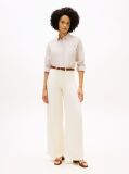 Beige 70s High Rise Wide Leg Jeans  Women