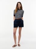 Multi Fine Knit Jersey Short Sleeve Jumper  Women