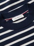 Multi Fine Knit Jersey Short Sleeve Jumper  Women