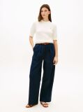 Beige Fine Knit Jersey Short Sleeve Jumper  Women