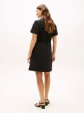 Black Interlock Knit Mini T-Shirt Dress  Women