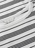 Multi Slim T-Shirt Με Λαιμόκοψη Boat Και Μανίκι 3/4  Γυναίκες