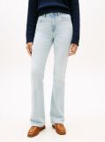 Blue Faded Mid Rise Bootcut Jeans  Women