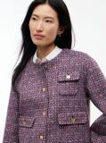 Multi Double-Faced Wool Blend Jacquard Slim Jacket  Women