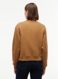 Brown Logo Relaxed Terry Sweatshirt  Women