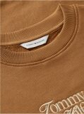 Brown Logo Relaxed Terry Sweatshirt  Women