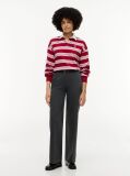 Multi Rugby Stripe Relaxed Polo Sweatshirt  Women