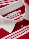 Multi Rugby Stripe Relaxed Polo Sweatshirt  Women