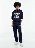 Blue Flock Varsity Logo Oversized Sweatshirt  Women