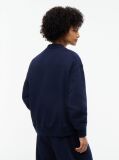 Blue Flock Varsity Logo Oversized Sweatshirt  Women