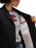 Black Timeless Wool Blend Single Breasted Blazer  Women